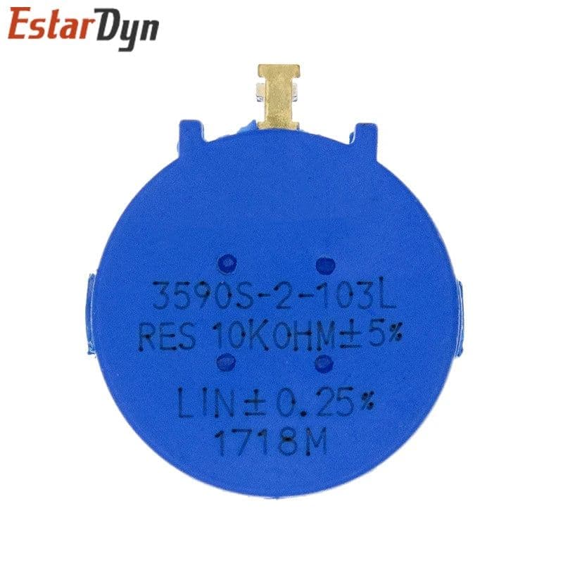 image-3590S Multiturn Potentiometer 500 1K 2K 5K 10K 20K 50K 100K ohm Potentiometer Adjustable Resistor 3590 102 202 502 103