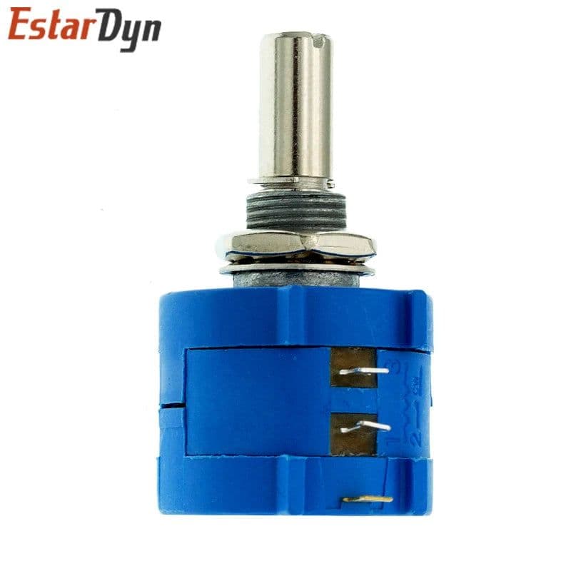 image-3590S Multiturn Potentiometer 500 1K 2K 5K 10K 20K 50K 100K ohm Potentiometer Adjustable Resistor 3590 102 202 502 103