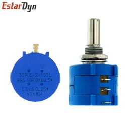 image-3590S Multiturn Potentiometer 500 1K 2K 5K 10K 20K 50K 100K ohm Potentiometer Adjustable Resistor 3590 102 202 502 103