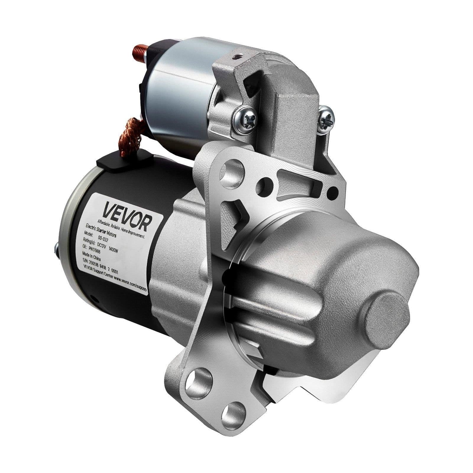 image-VEVOR Starter 17986, Starter Motor Replacement Compatible with Buick 3.6L V6 06-08, Cadillac SRX 3.0L V6 10-11, Chevrolet 3.6L V6 09-17, GMC Pontiac Saturn Suzuki, OEM 12588493 M000T35871 31100-78J00