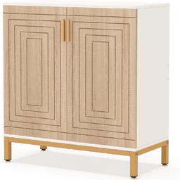 image-Shoe Storage Cabinet - Minimalist Design, 31.5"x15"x37.4"