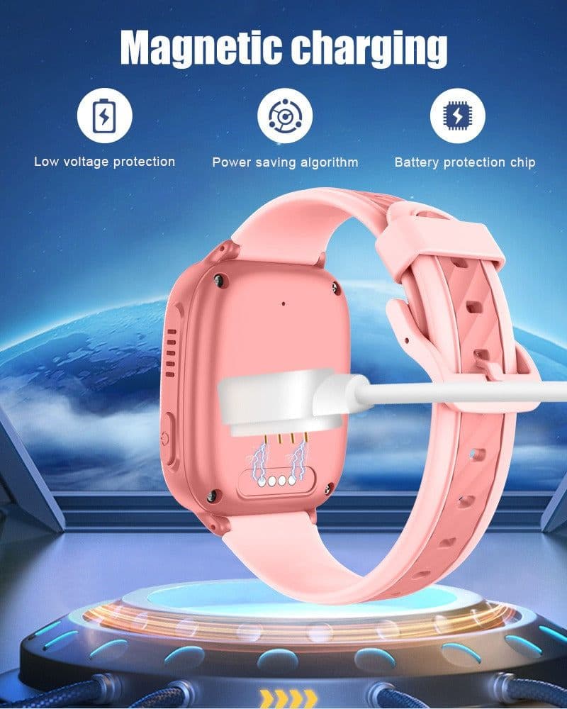 image-4G Kids Smartwatch D53 GPS Locator Tracker Video Call Smart Watch for
