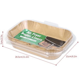 image-Vinsani 100pcs Air fryer paper liners 1010406