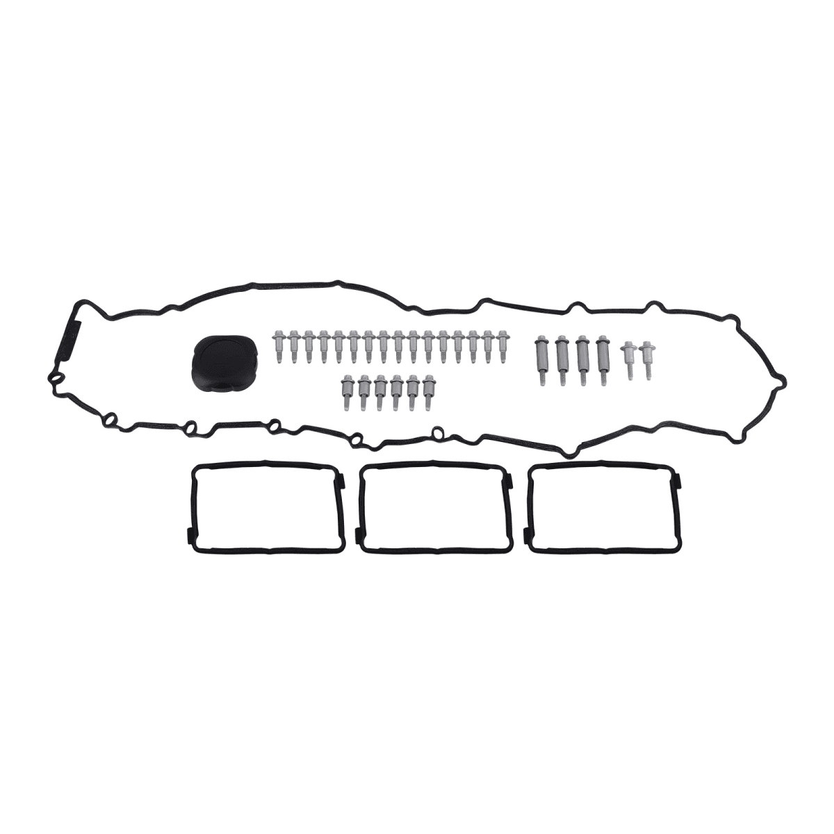 image-Aluminum Valve Cover & Gasket Fit for BMW N55 Engines 3.0L