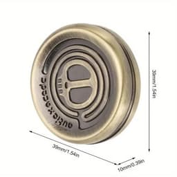 image-AHHLCLT Magnetic Haptic Coins for Stress Relief - EDC Fidget Toy