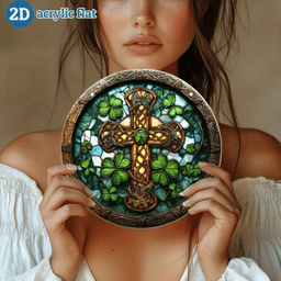 image-Colorful Acrylic Suncatcher - Rainbow Light Catcher - 20x20cm