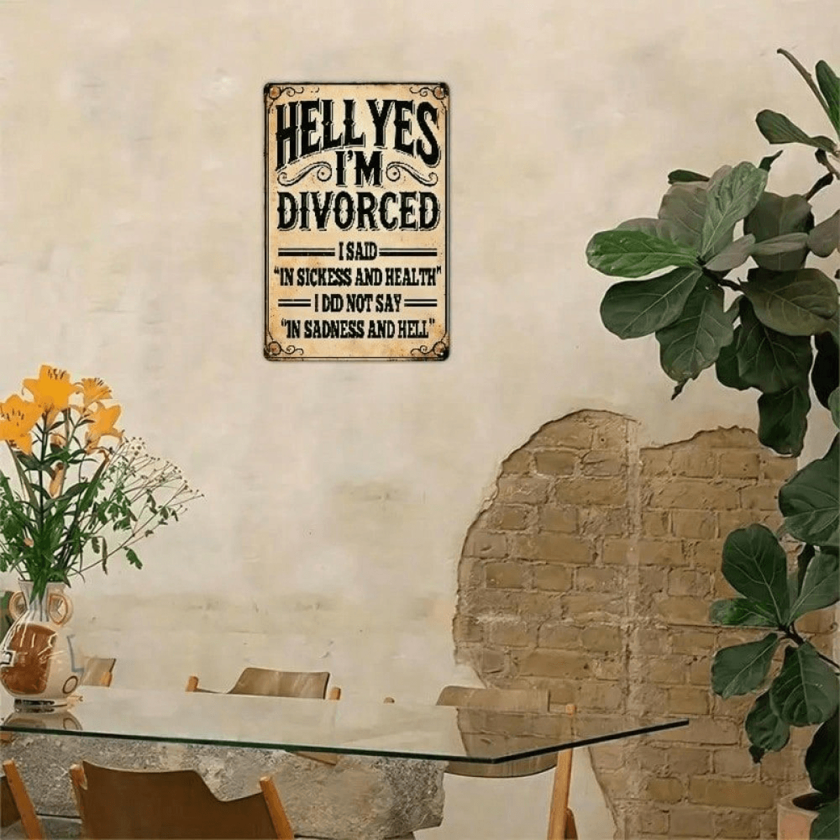 image-Vintage Rustic Aluminum Sign, 8x12 Inch (20.3x30.5cm) - Durable, Unique Decor