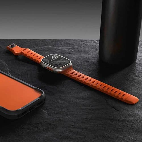 image-Aiss Waterproof Silicone Strap for Apple Watch Ultra & iWatch - Durable 49mm-38mm