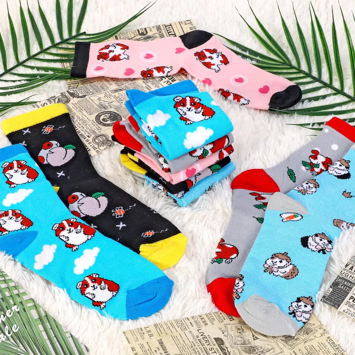 image-VINSANI GUINEA PIG SOCKS 5pk 1010415