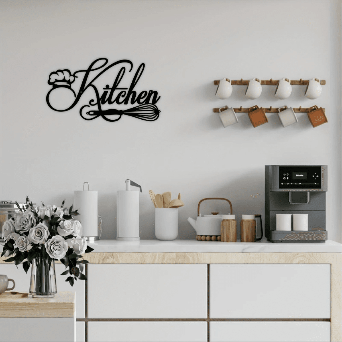 image-CIFbuy Vintage Farmhouse Metal Wall Art Sign Kitchen Decor