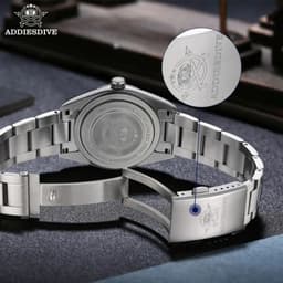 image-ADDIESDIVE AD2030 Swiss Quartz Dive Watch - 100m Water Resistant