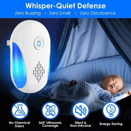 image-6 Pack Ultrasonic Pest Repeller, Operation Pest Wide Coverage Dual-Frequency Pest Control for Home Apartment Hotel Office Kitchen
