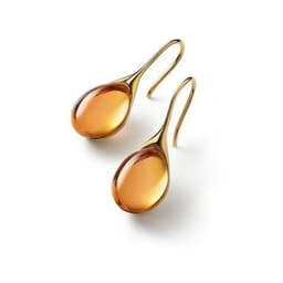 image-Four Color Inlaid Opal Earrings European And American Ladies Fashion Earrings