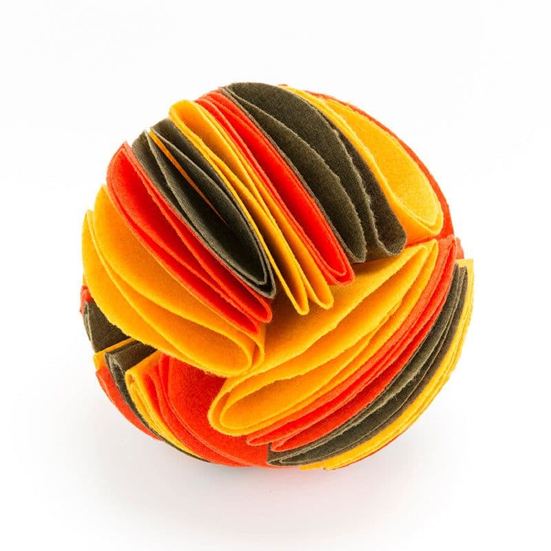image-Foldable Dog Snuffle Ball Dog Training Toys Increase IQ Pet Cat Training Games Feeding Intelligence Toy