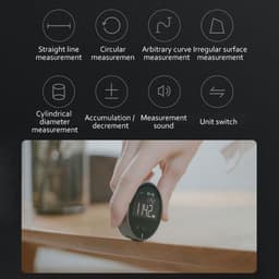 image-Distance Measuring Instrument Electronic Measuring Ruler Tape Measure High Definition Digital LCD High Precision Electronic Measuring Ruler Tool