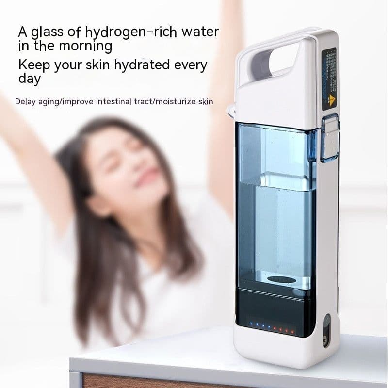 image-Plain Cup Electrolysis Of Water Portable Hydrogen And Oxygen Separation Hydrogen Water Cup