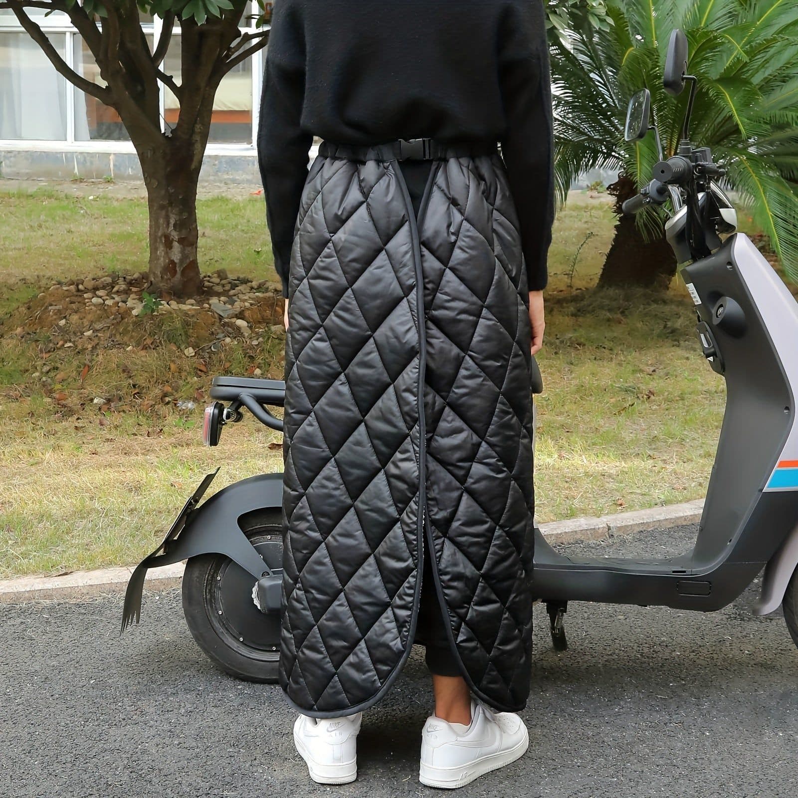 image-Fleece Motorcycle Leg Warmer for Bikes & Scooters