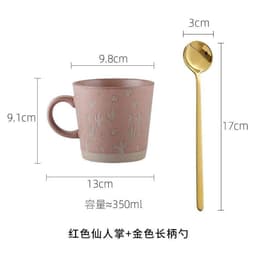 image-Stoneware Mug Coffee Cup Couple Water Cup