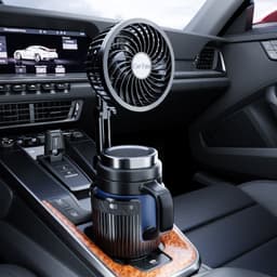 image-Supplies Car Water Cup Holder Fan