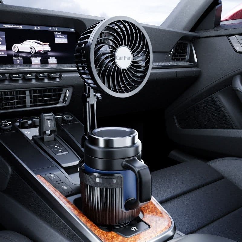 image-Supplies Car Water Cup Holder Fan