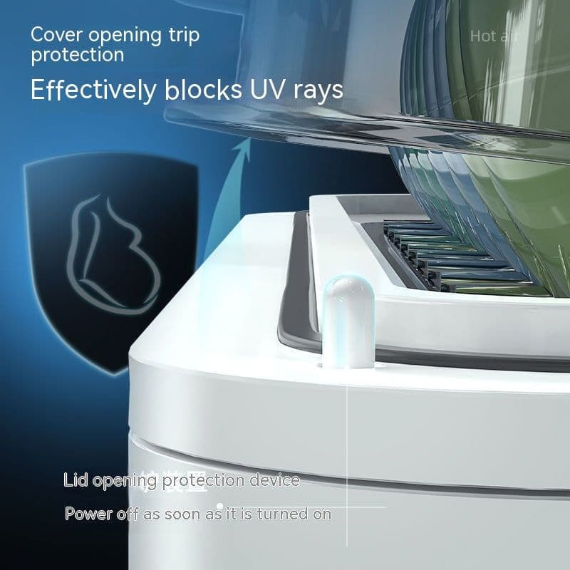 image-Mini Desktop Kitchen Disinfection Dryer - 360° Constant Temp