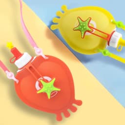 image-Silicone Children's Foldable Water Cup Outdoor Cartoon
