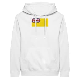 image-Drapeau de Niue - Sweat à capuche unisexe premium