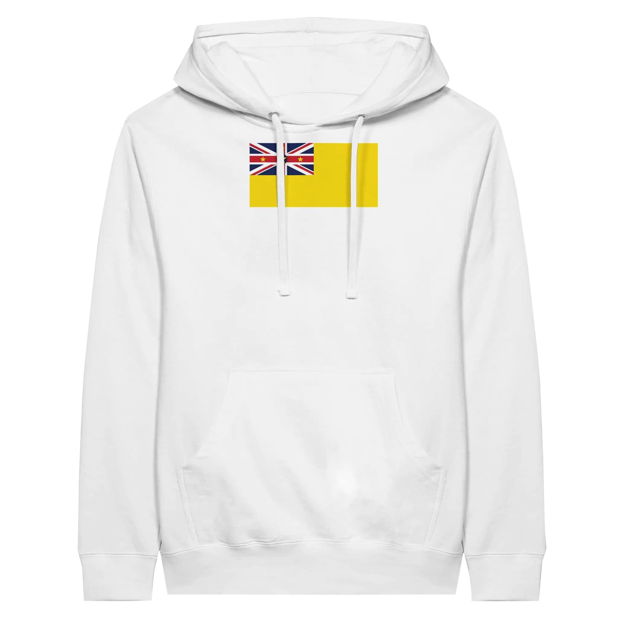 image-Drapeau de Niue - Sweat à capuche unisexe premium