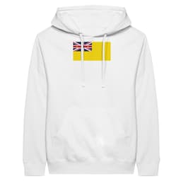 image-Drapeau de Niue - Sweat à capuche unisexe premium