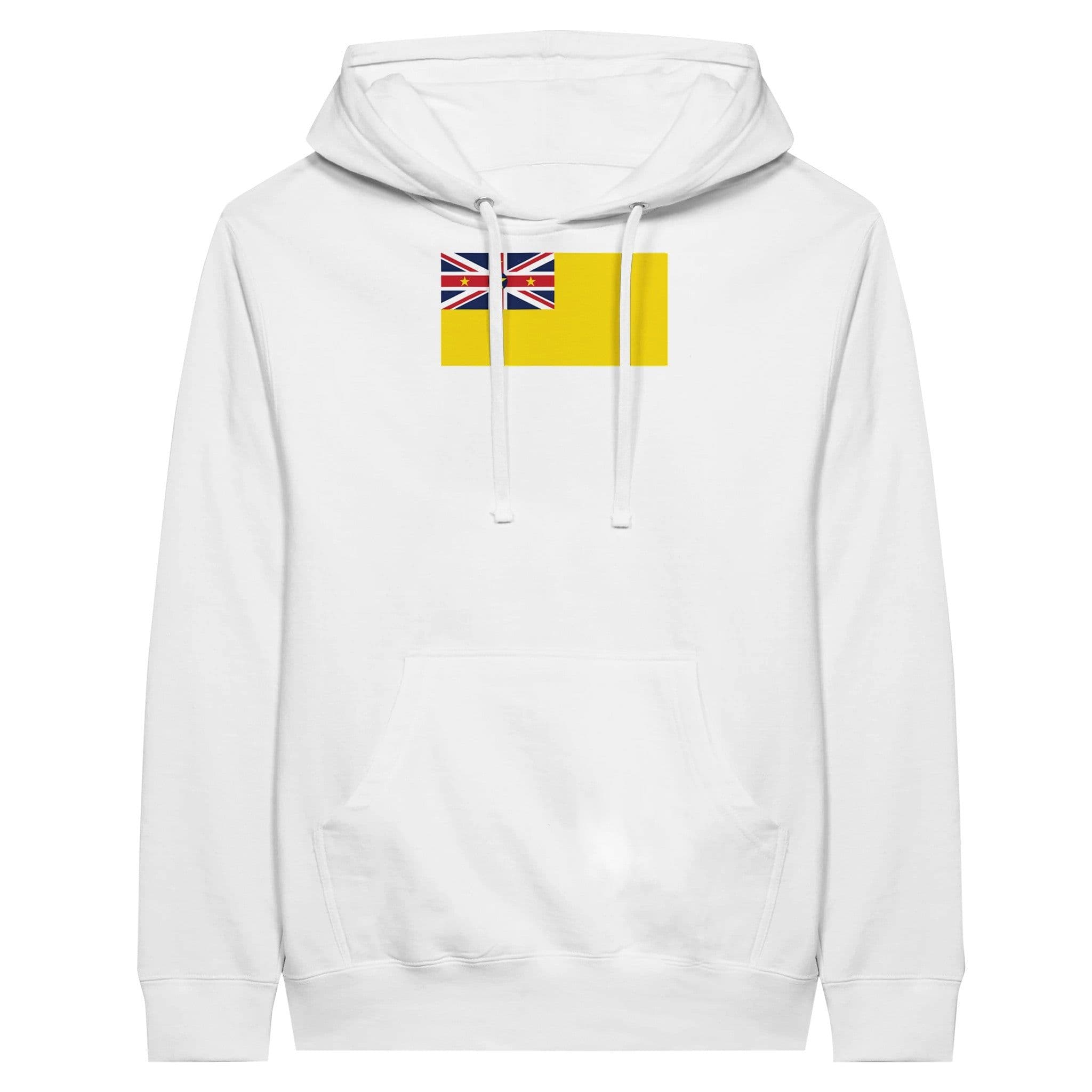 image-Drapeau de Niue - Sweat à capuche unisexe premium
