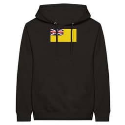 image-Drapeau de Niue - Sweat à capuche unisexe premium