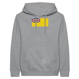 image-Drapeau de Niue - Sweat à capuche unisexe premium