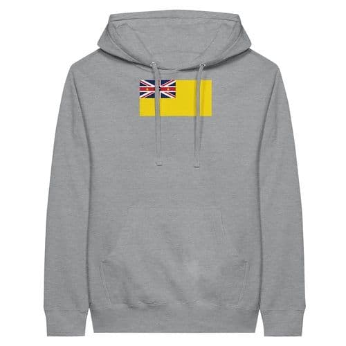 image-Drapeau de Niue - Sweat à capuche unisexe premium