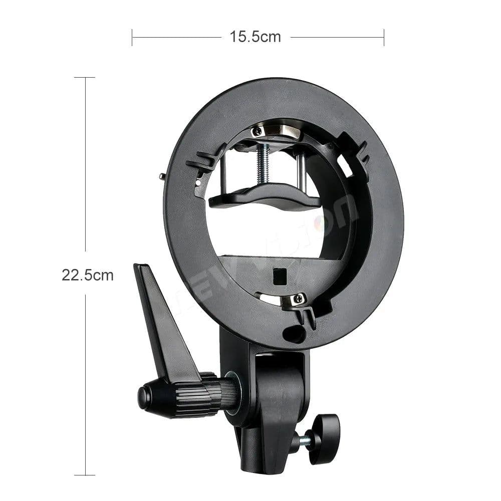 image-PRO Godox S-Type Bracket Bowens S Mount Holder for Speedlite Flash Snoot Softbox Beauty Dish Honeycomb