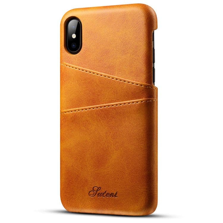 image-New application iphoneXSMax mobile phone case Apple 7plus leather case Maverick pattern note9 card protection case
