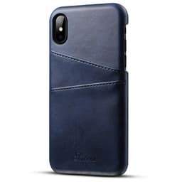 image-New application iphoneXSMax mobile phone case Apple 7plus leather case Maverick pattern note9 card protection case