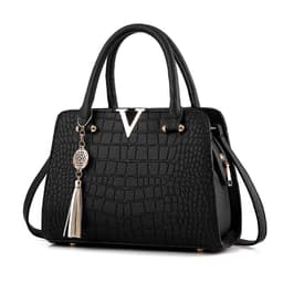 image-2018 new one-shoulder women's bag one generation hair Europe and America fashion pu women's bag crocodile pattern ladies handbag wholesale