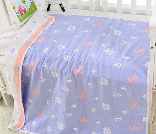 image-110 * 110cm baby bath towel cover blanket gauze children quilt quality baby children pure cotton 6 six layer gauze bath towel