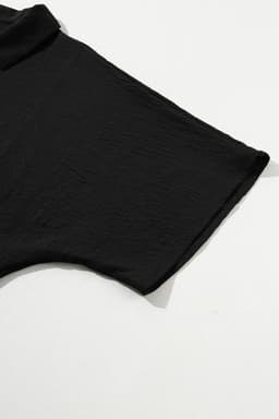 image-Black Half Button Collared Romper