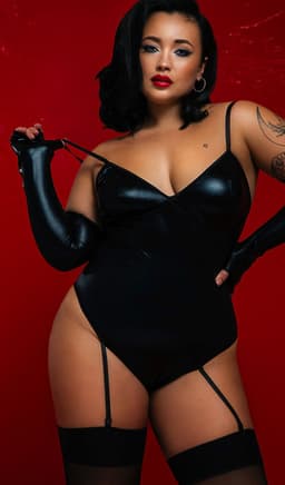 image-Catwoman Halloween Ensemble Alluring Cat Girl Attire Stretchy Black