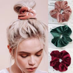 image-Flannel Hair Tie Hair Rope Amazon Velvet Fashion Ponytail Hair Accessories