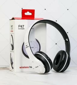 image-Wireless Headset Foldable Stereo Bass Bluetooth Headphones
