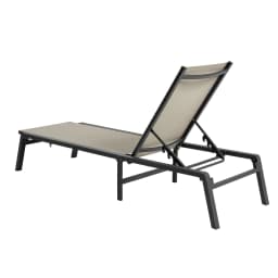 image-VEVOR Outdoor Chaise Lounge Chair Set of 2, 400 lbs Weight Capacity, Foldable Sun Tanning Chair, 5 Adjustable Positions, Easy Assembly, Aluminum Pool Recliner Lounge Chairs, for Beach Yard Patio