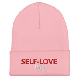 image-SELF- LOVE VIBES Cuffed Beanie