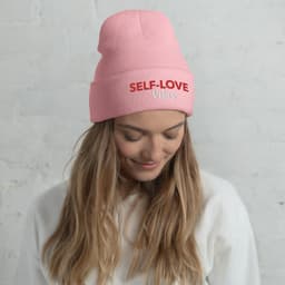 image-SELF- LOVE VIBES Cuffed Beanie