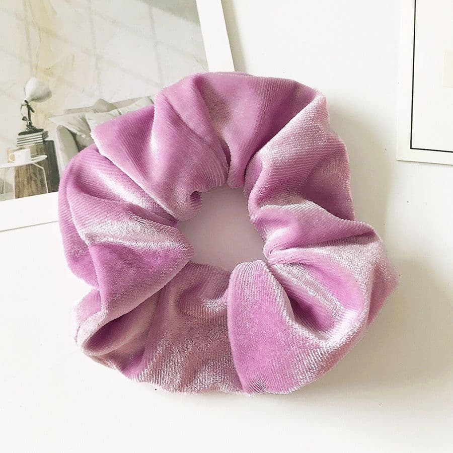 image-Flannel Hair Tie Hair Rope Amazon Velvet Fashion Ponytail Hair Accessories