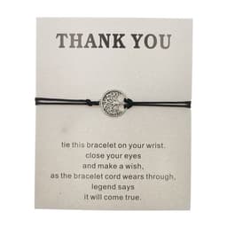 image-Hand-woven Red Rope Tree of Life Bracelet