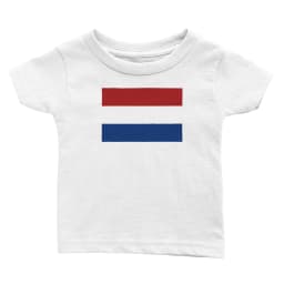 image-Drapeau des Pays-Bas - t-shirt-bébé-classique-ras-du-cou