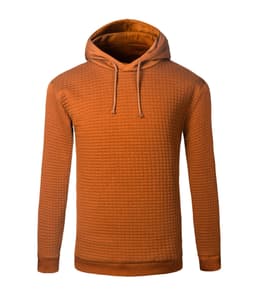 image-Men's Jacquard Sweater Long-sleeved Hoodie Warm Color Hooded Sweatshirt Jacket