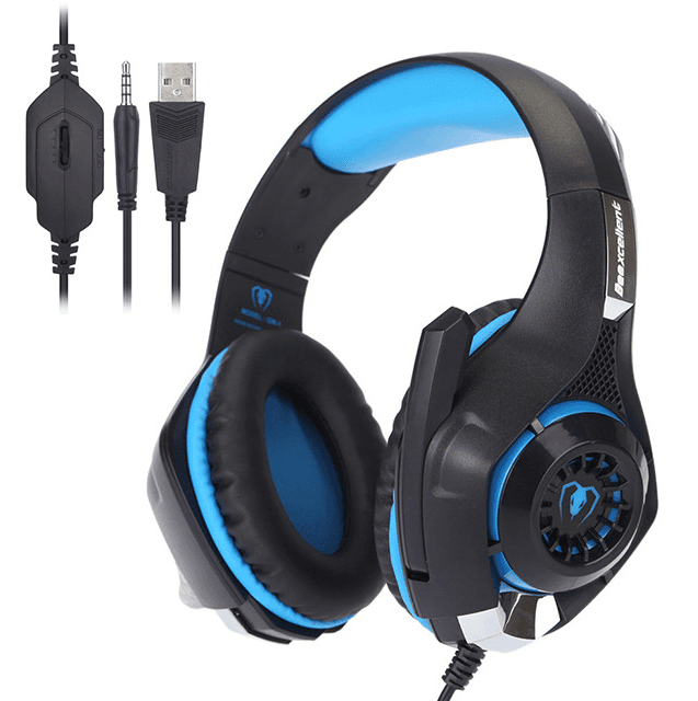 image-Computer Laptop Head-mounted Luminous Gaming Headset
